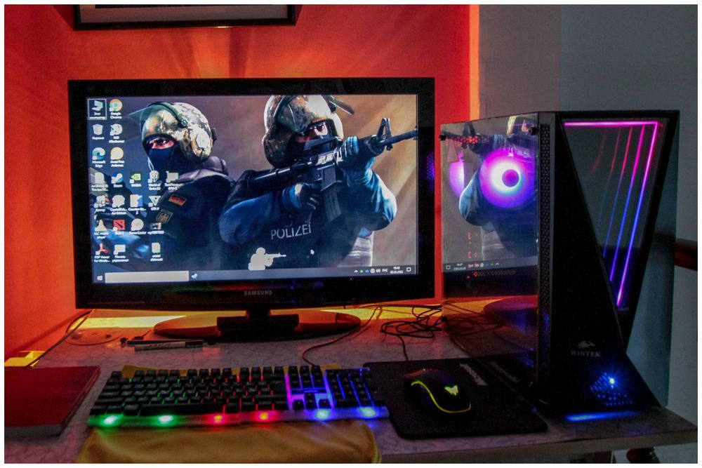 CS2 Игровой компьютер Core i7 3770, Video RX 580 Video GTX 1050 ti