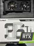 видеокарта Palit RTX 3060ti, состояние отличное!