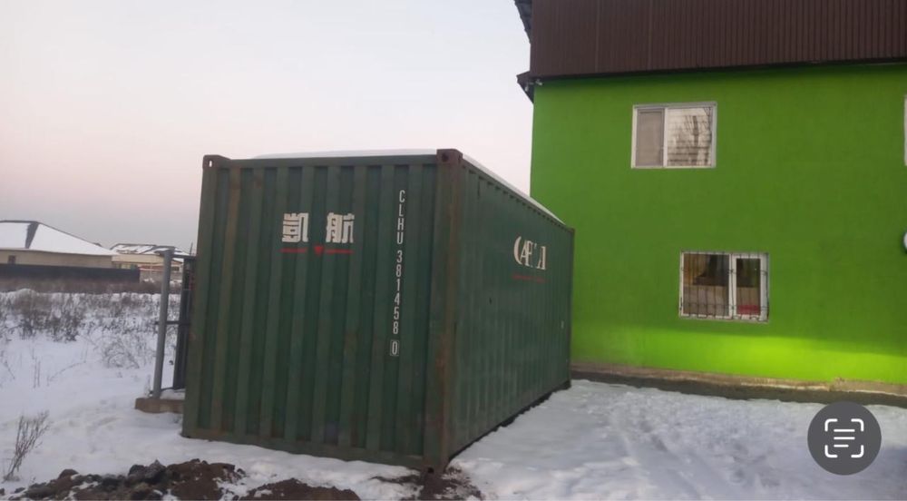 Продается контейнер ЖД 20 футовый, утепленный, Алматы
