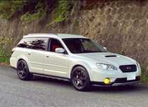 Накладки на пороги Liberal Subaru Outback BP