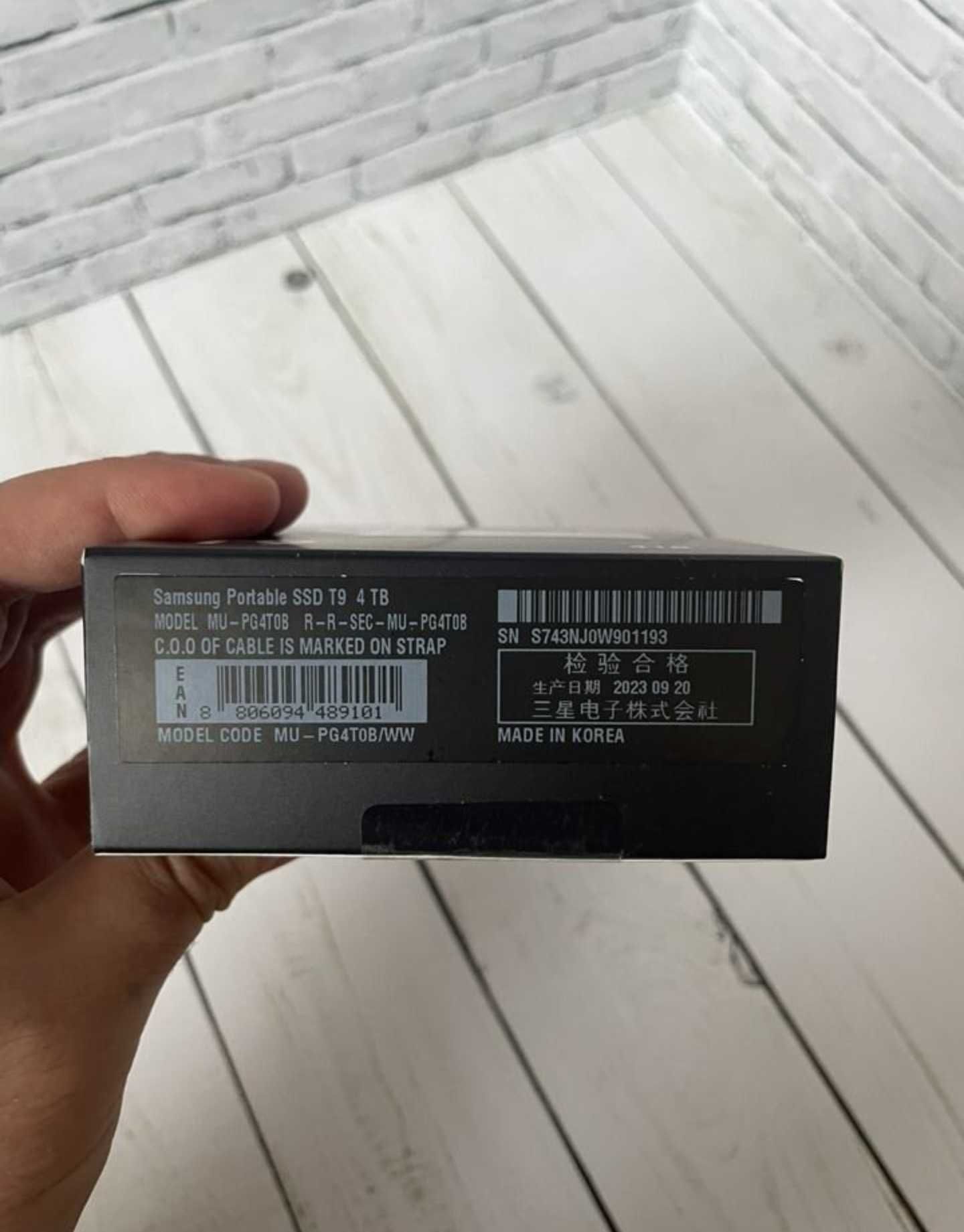 Samsung SSD Portable T9 4tb