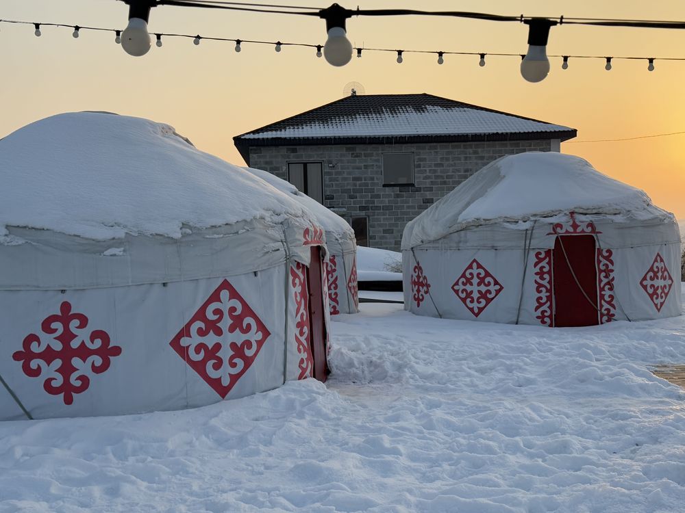 Новые три юрты 5*5 метров