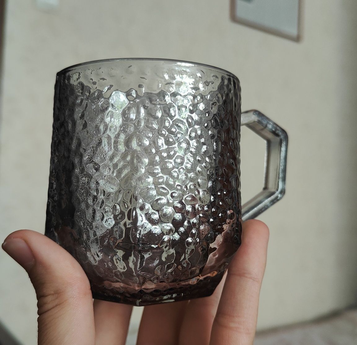 Кружка с элементами хрустали