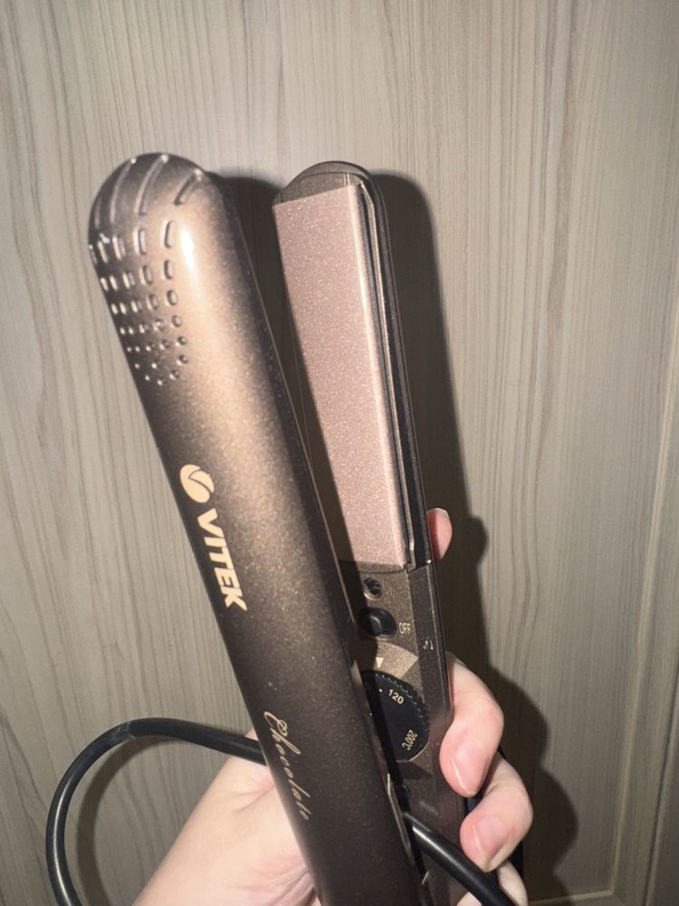Утюжок vitek пользовались 1 раз