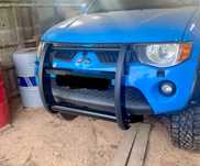 Защита бампера Таран Кенгурятник Mitsubishi Montero pajero l200 sport