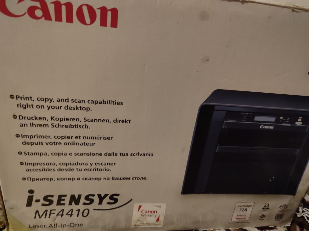 Canon i-sensys MF4410 принтер,копир сканер