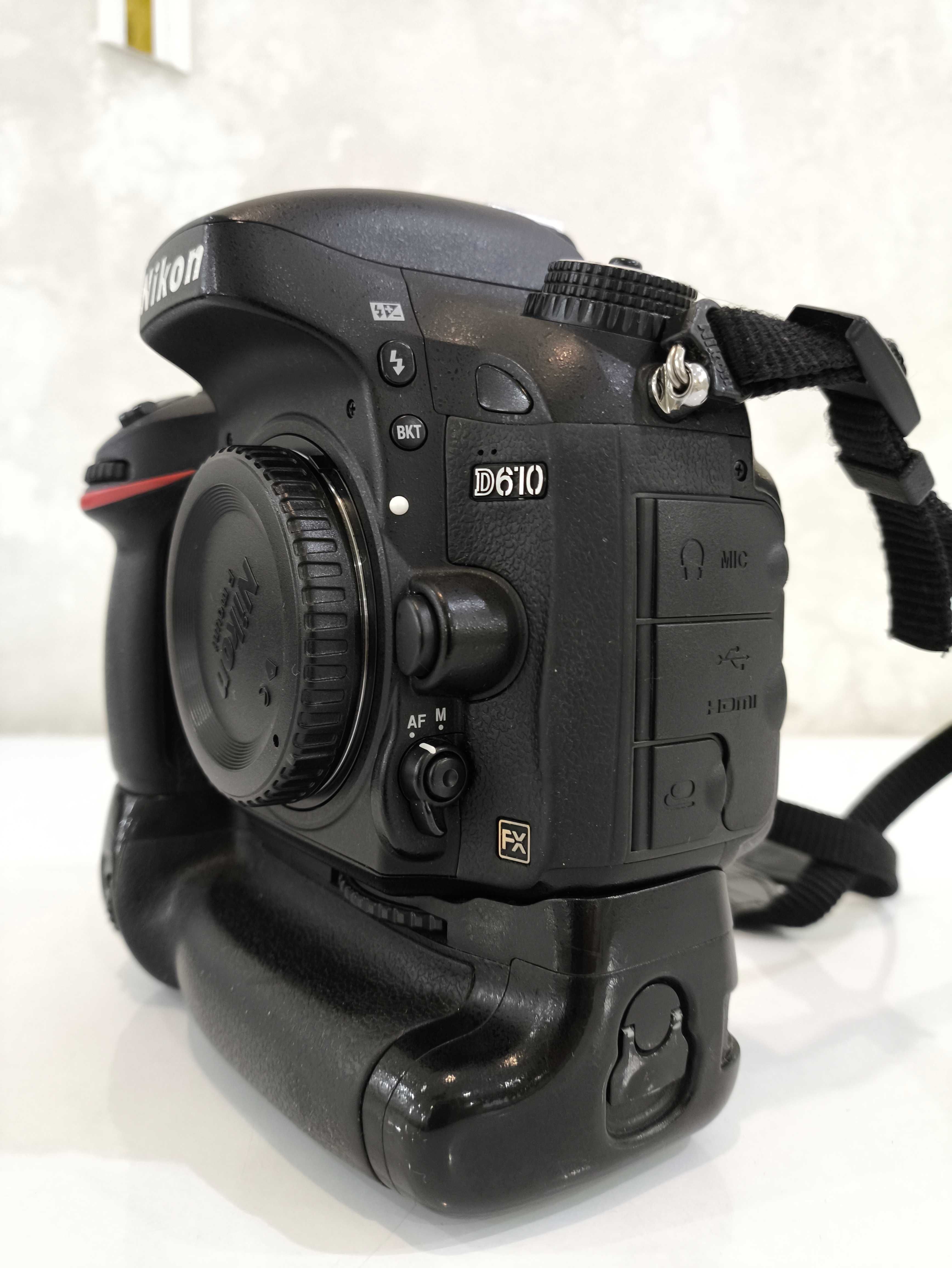 Продам Nikon D610. В отличном состоянии. Настрел 119370.