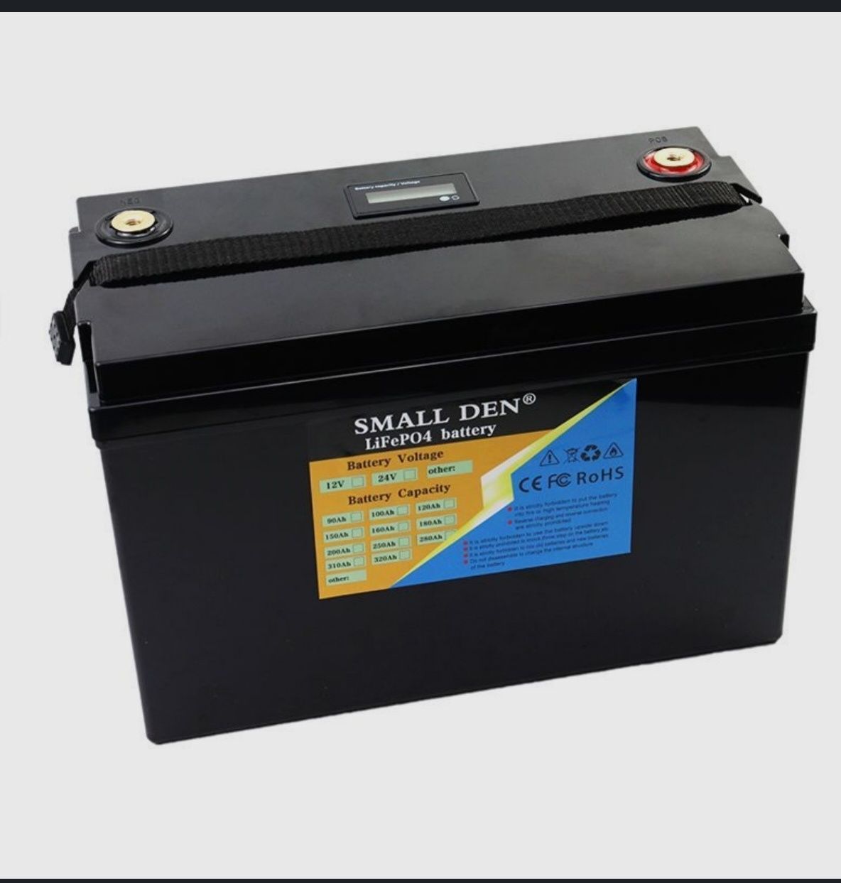 Тяговый аккумулятор 12.8V 100Ah Lifepo4 аккумуляторная батарея,