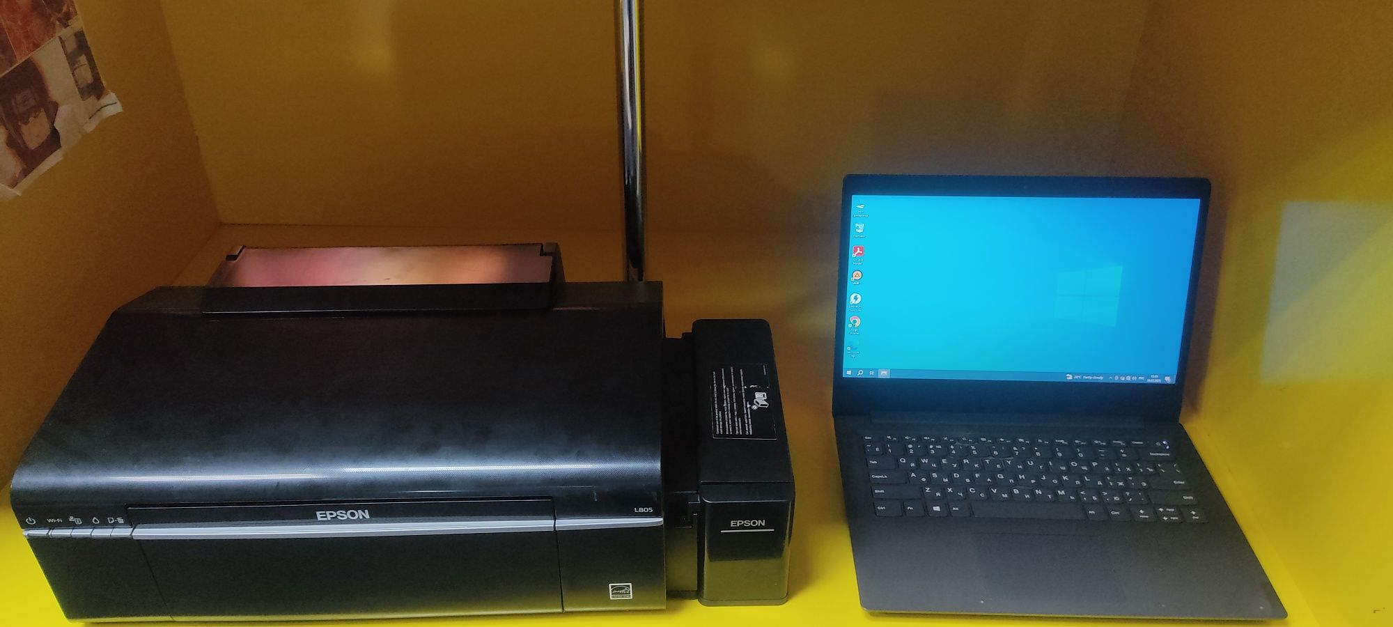 Epson l805+Lenovo v14 AdA