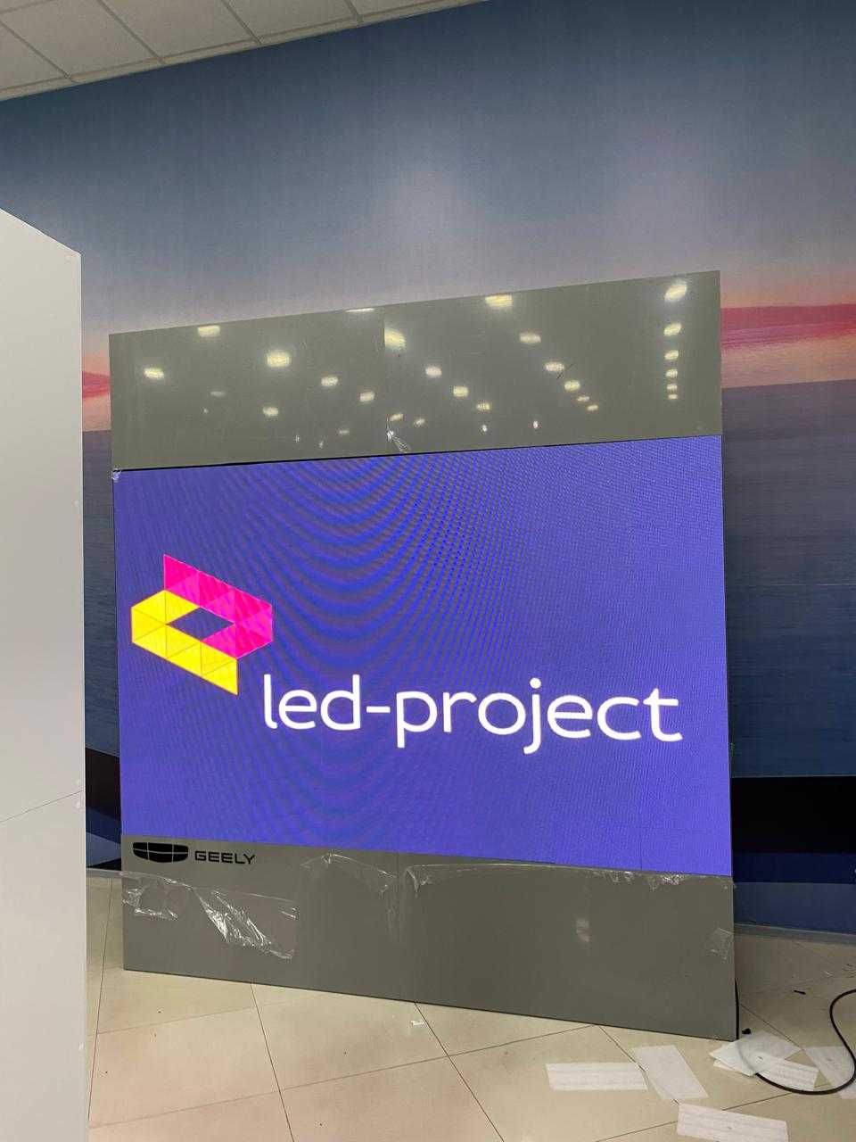 монтаж лэд led экрана