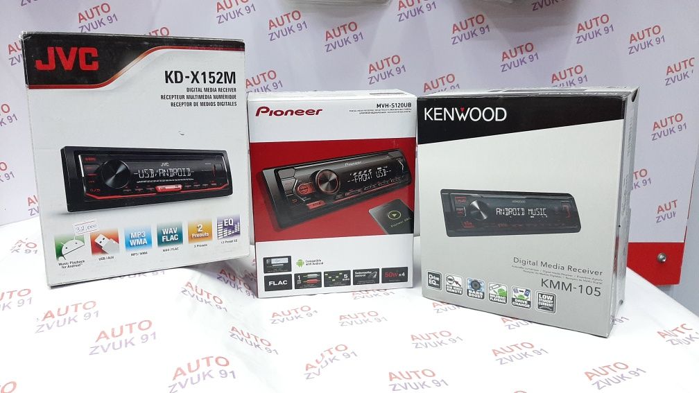 Магнитола Оригинал Pioneer Kenwood Sony JVC магнитафон В рассрочку