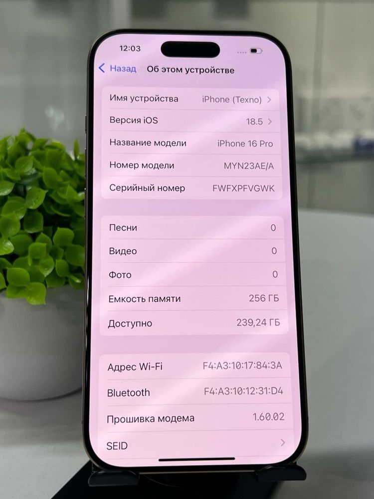 Iphone 16 Pro 256 Gb