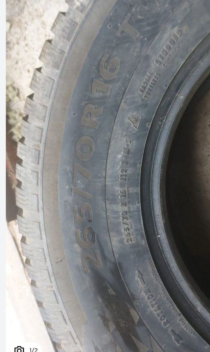 Резина зимняя 265/70 R16