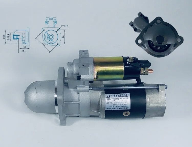 Стартер погрузчик XCMG ZL30G / 6108G