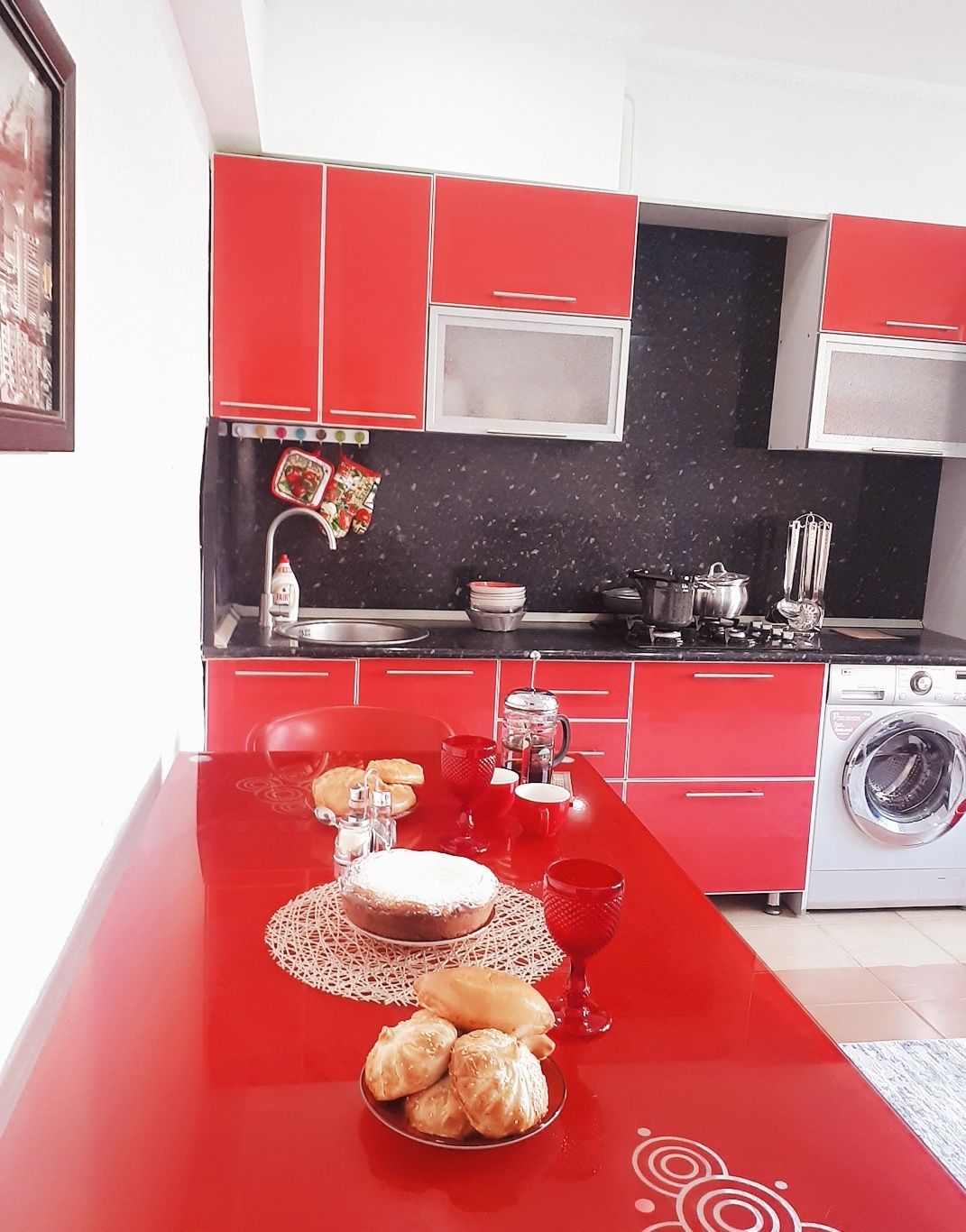 1 комнатная квартира, 50м2, 1 /9 посуточно, Алмагуль