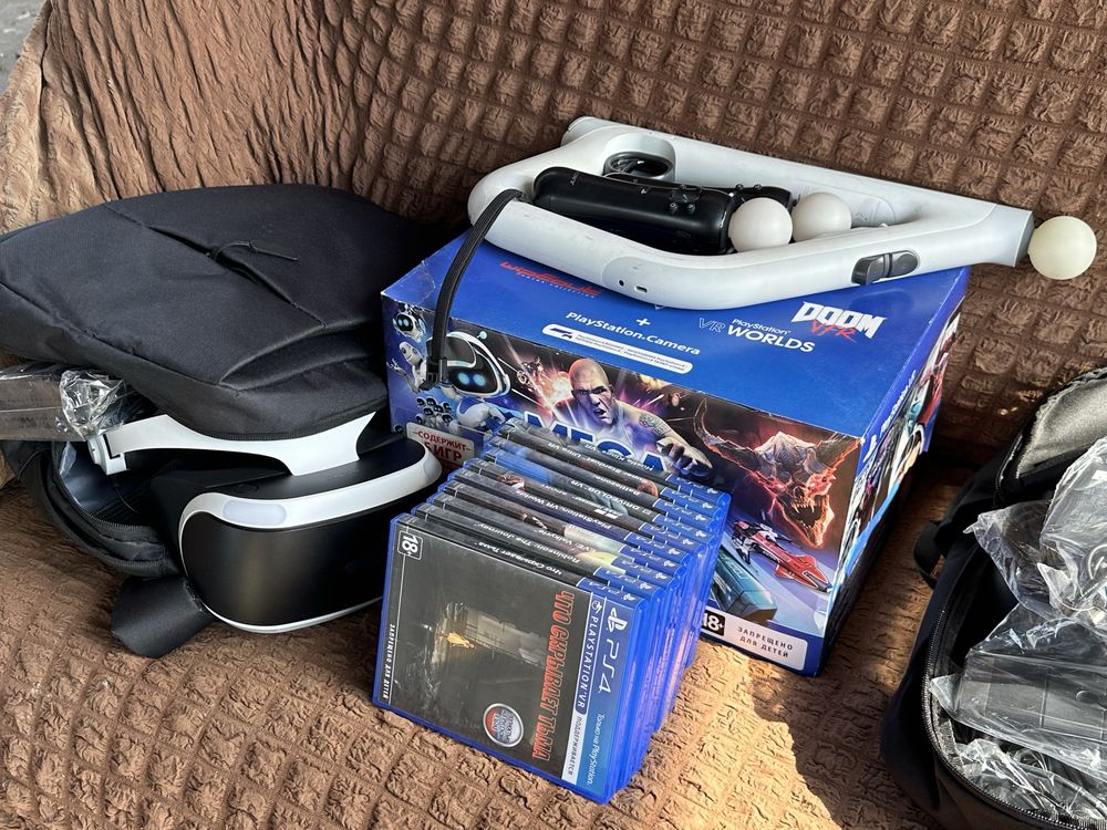В наличии почти новые Playstation VR для playstation 4 очки Вр на пс 4
