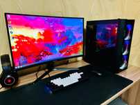 Мощный Игровой Компьютер с Монитором 240 герц 27 дюймов
