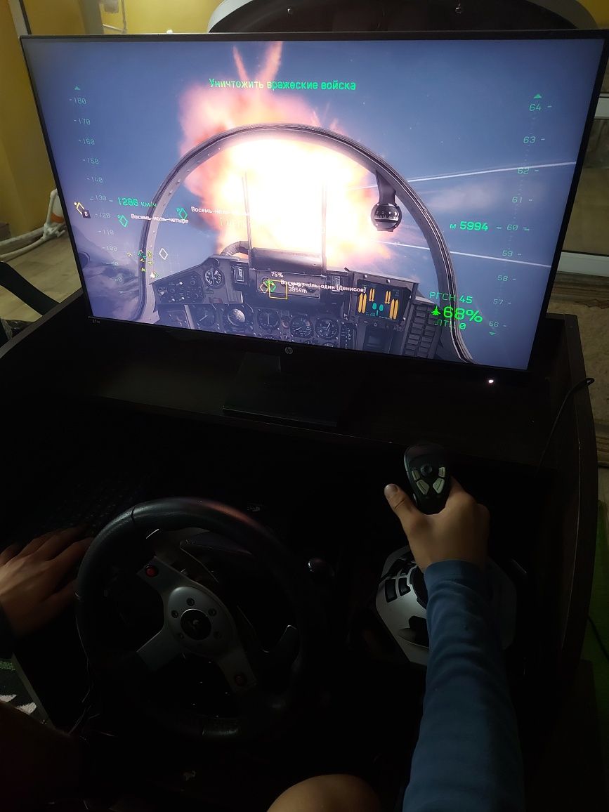 Кокпит cockpit игровой кресло стол для компьтерных игр/  PS 3 /XBox