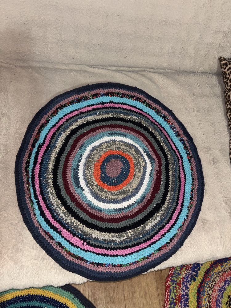 Самодельные коврики-кружки Handmade