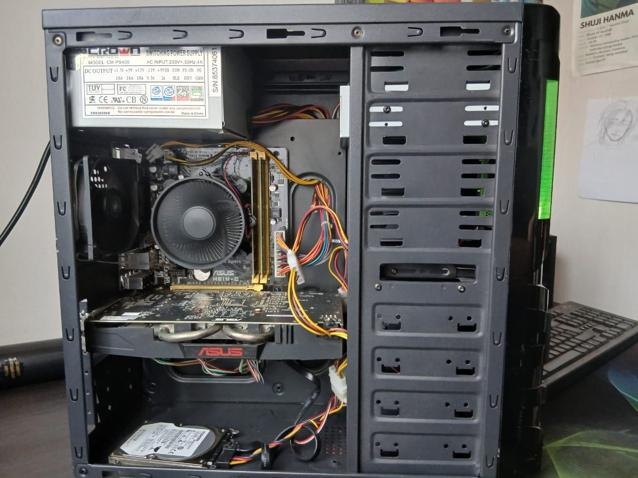 Продам Core i5 4590(4/8),ram 12,ssd 120,hard 500gb,gtx 1060(6gb)