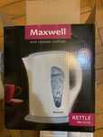 Чайник электрич новый спираль в упаков MAXWELL 2000вт  1,7 л доставк