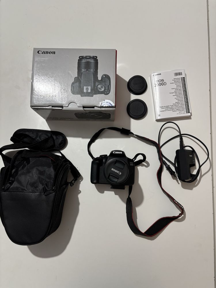 продам фотоаппарат canon eos 2000d EF-S 18-55 ||| Kit