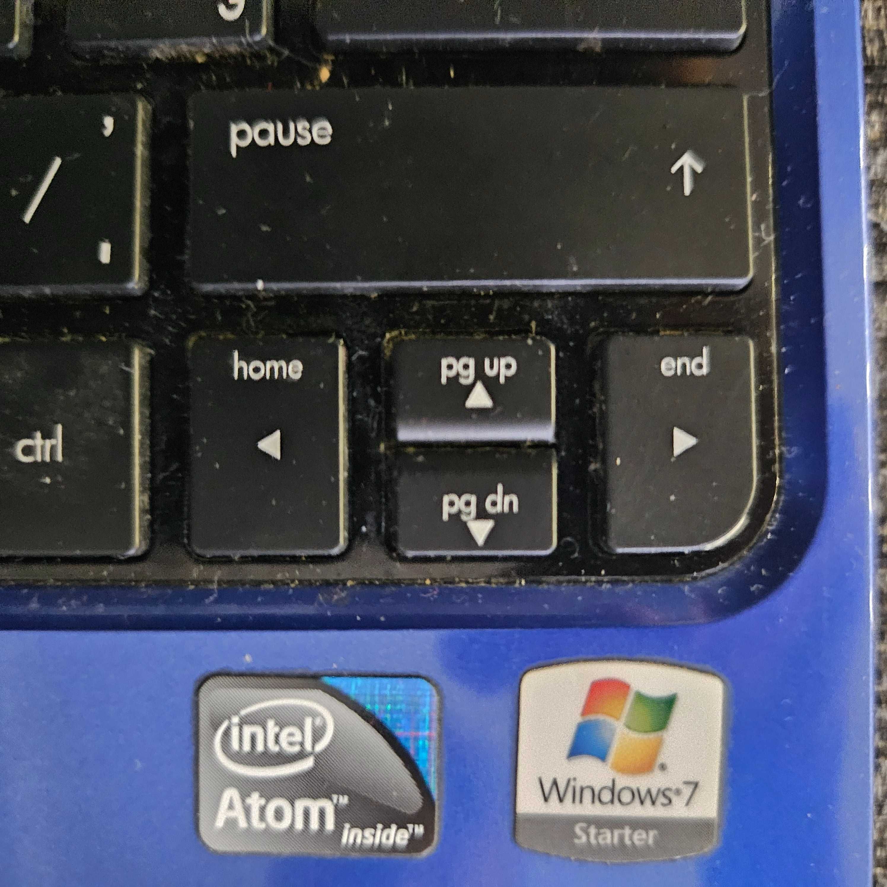 HP mini netbook синий. На зап части
