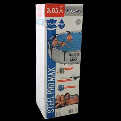 Бассейн каркасный Bestway Steel Pro MAX 305х76см, 4678л