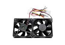 Fan for case China 8см x2 Molex 4 Pin power