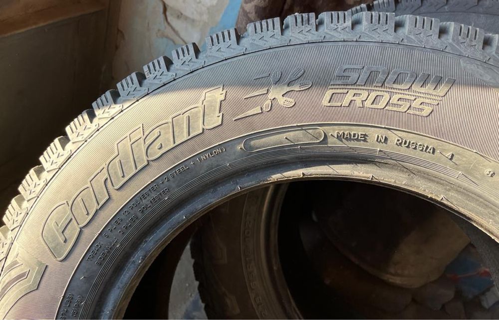 Зимняя шипованная. Cordiant Snow Cross. 2 шт.