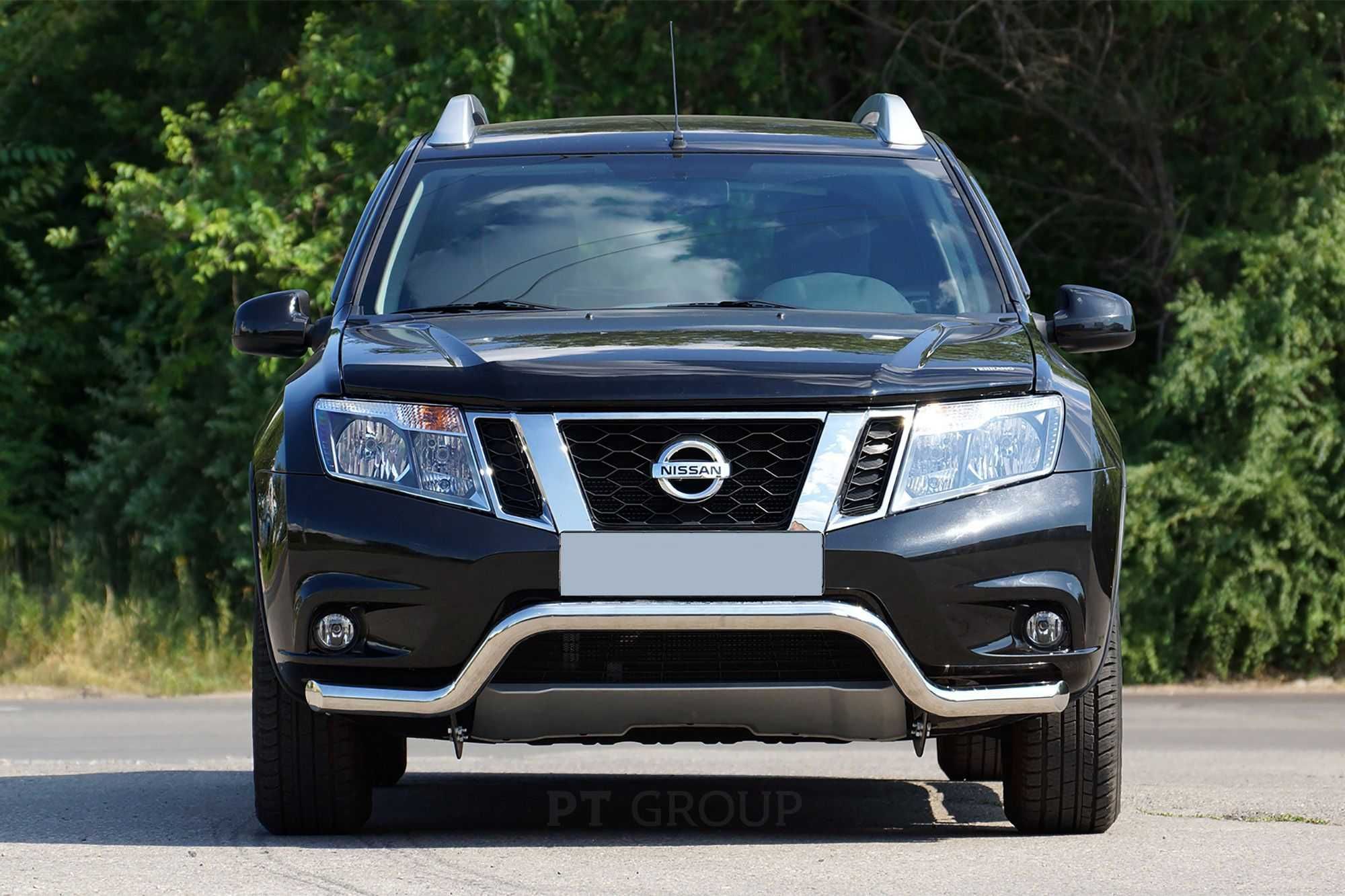 Защита переднего бампера "Волна" для NISSAN Terrano от 2014 г.в.