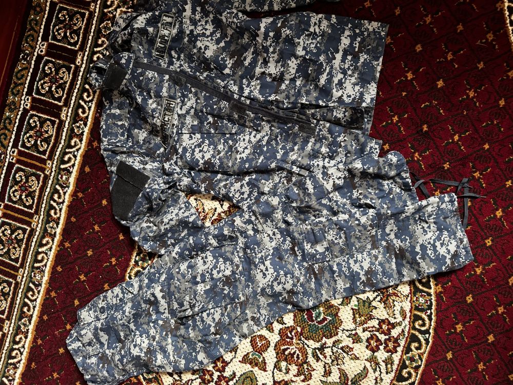 Синий камуфляж 37к