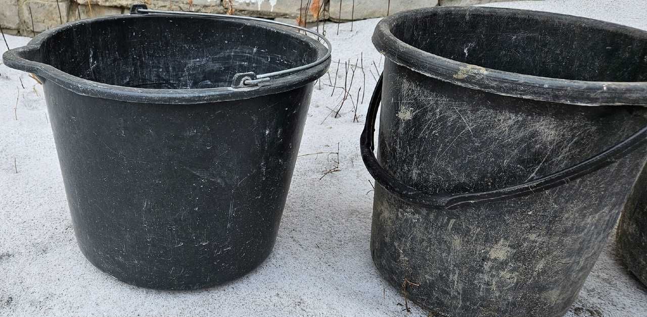 Ведра строительные пластмассовые