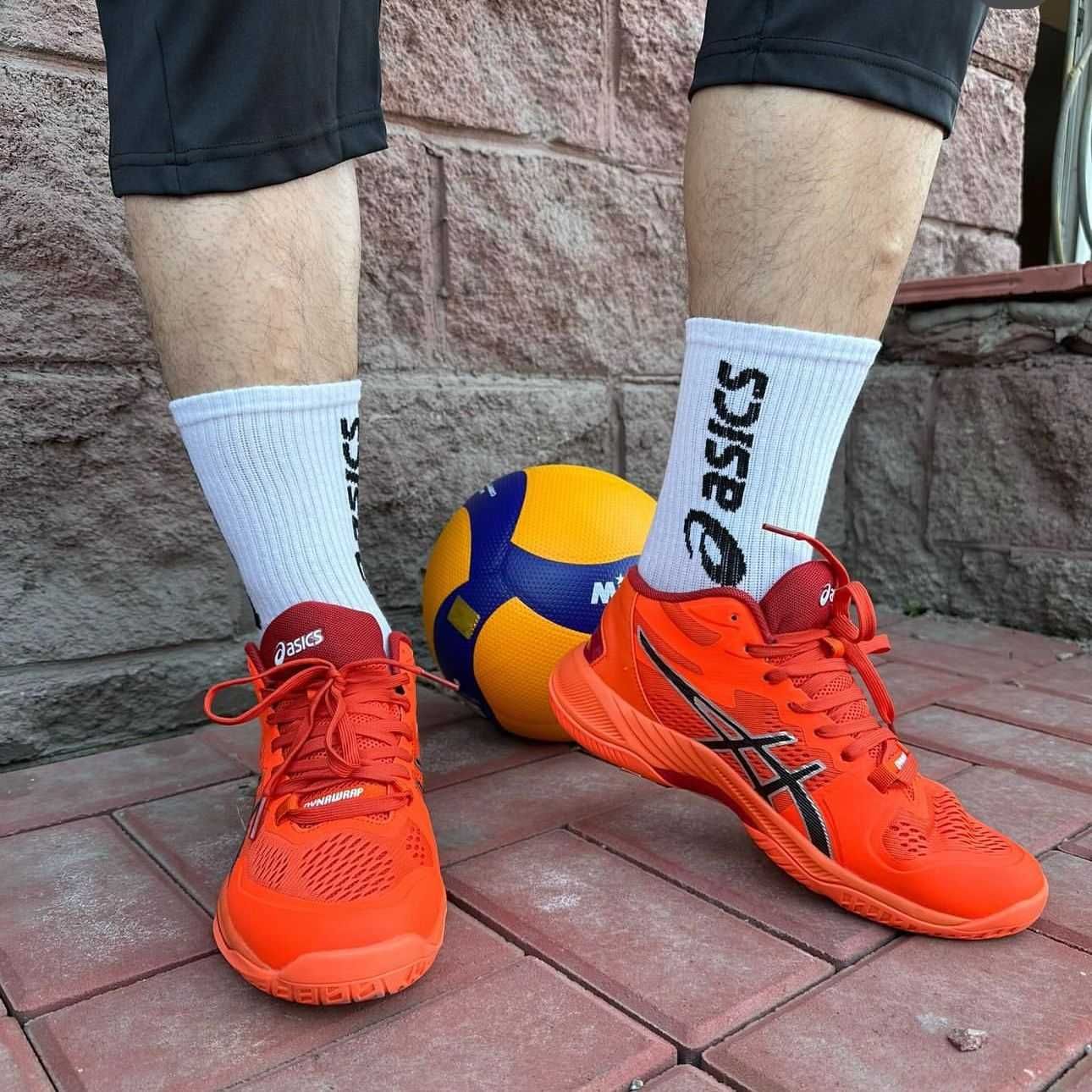 Asics Tokyo волейбольные кроссовки красные (2279)
