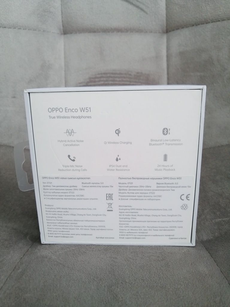 Беспроводные наушники Oppo enco w51