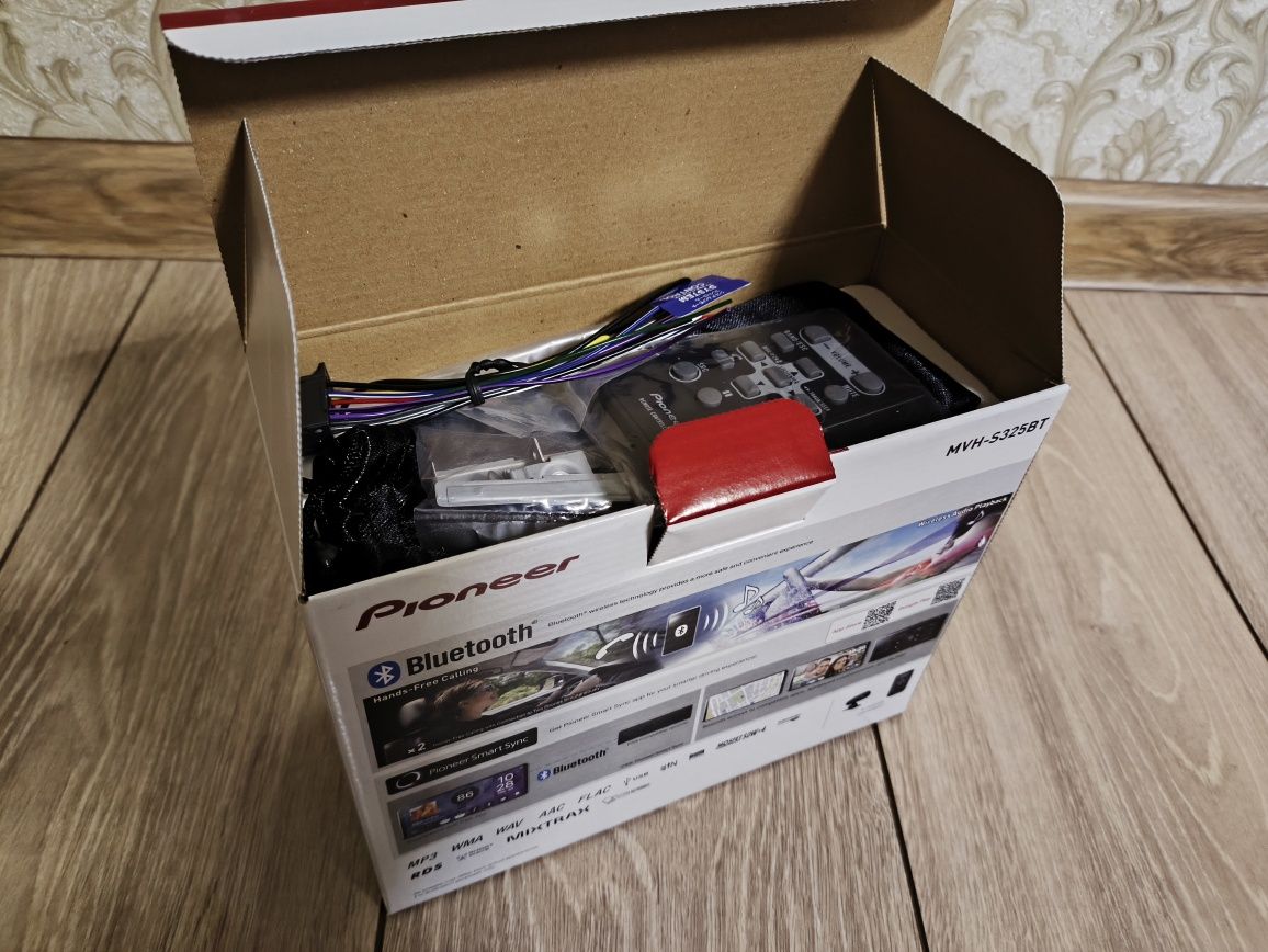 Магнитола Pioneer - S325BT 1DIN. Оригинал. Новый.