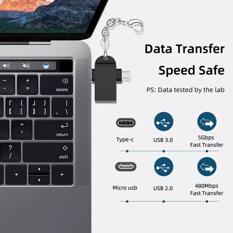 OTG адаптер, USB переходник, ЮСБ