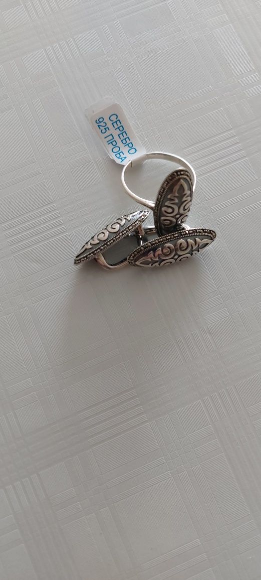 Комплект из серебра 925 пробы