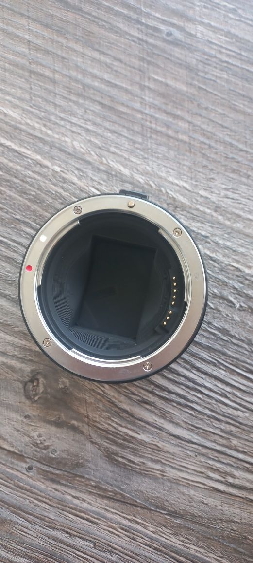 Обектив cenon 50mm 1,8 +переходник  EF–EOS  М