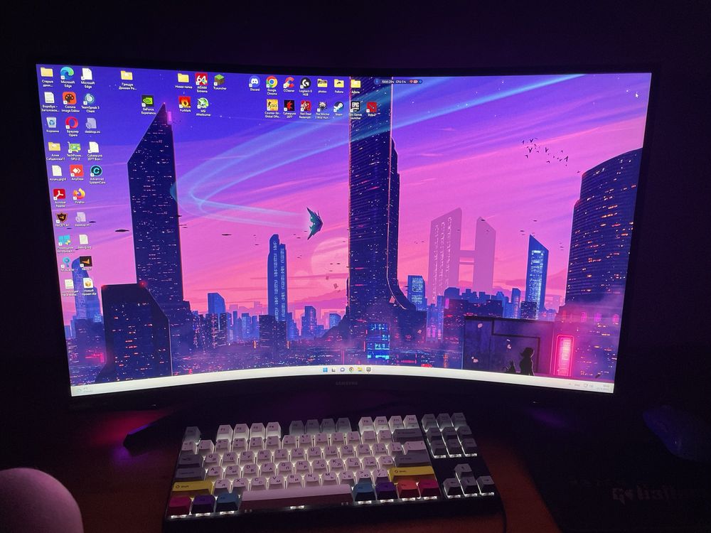 Монитор samsung g7 odyssey 240 hz , 32 дюйма