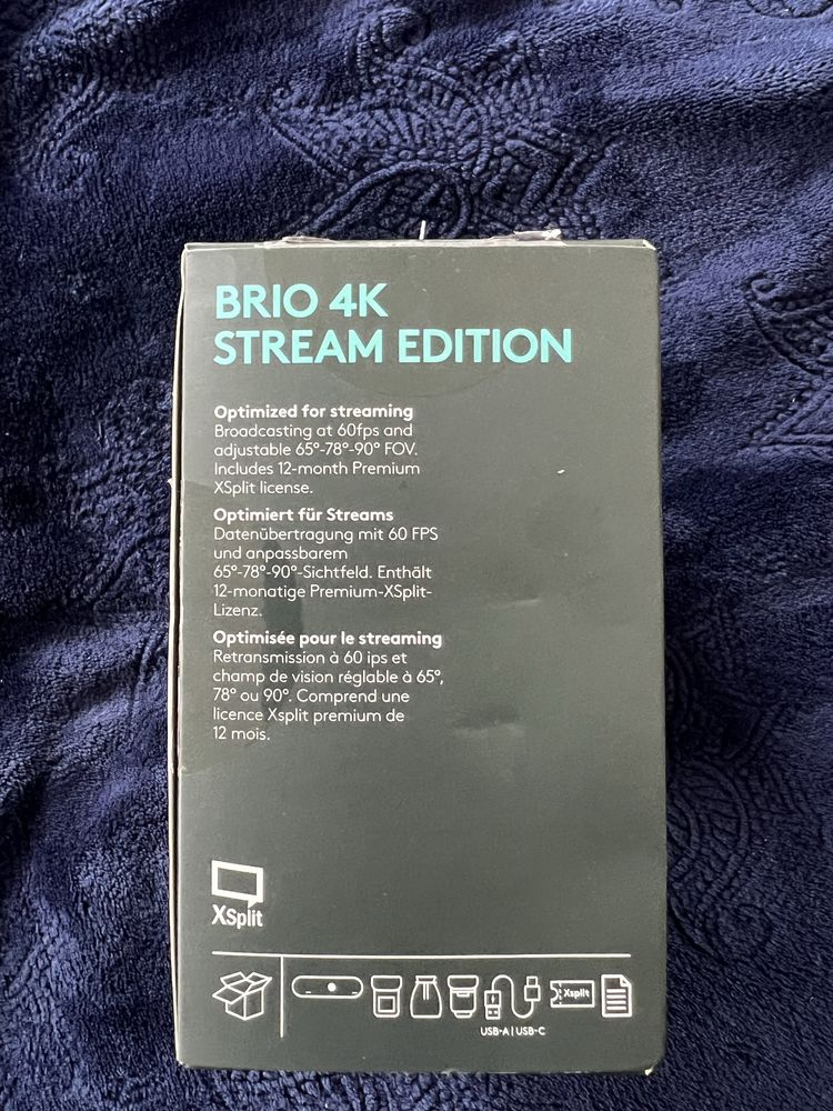 logitech brio 4k stream edition+ ПРЕМИУМ-ЛИЦЕНЗИЯ XSPLIT НА 12 МЕСЯЦЕВ