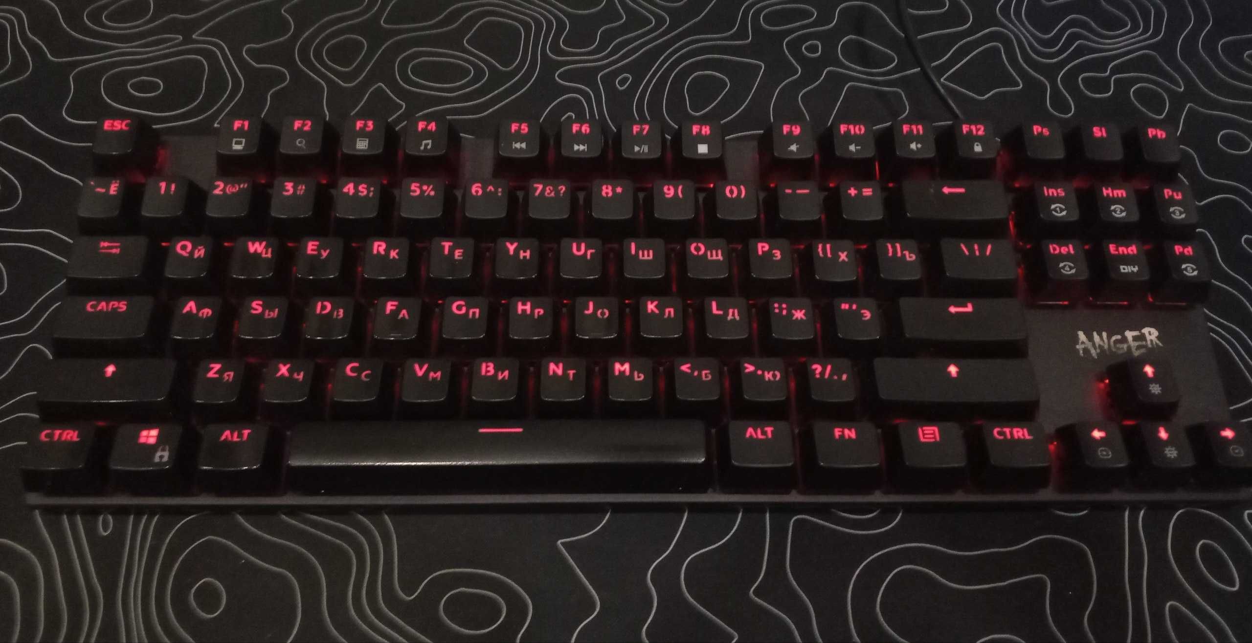 Механическая клавиатура DEXP Anger TKL