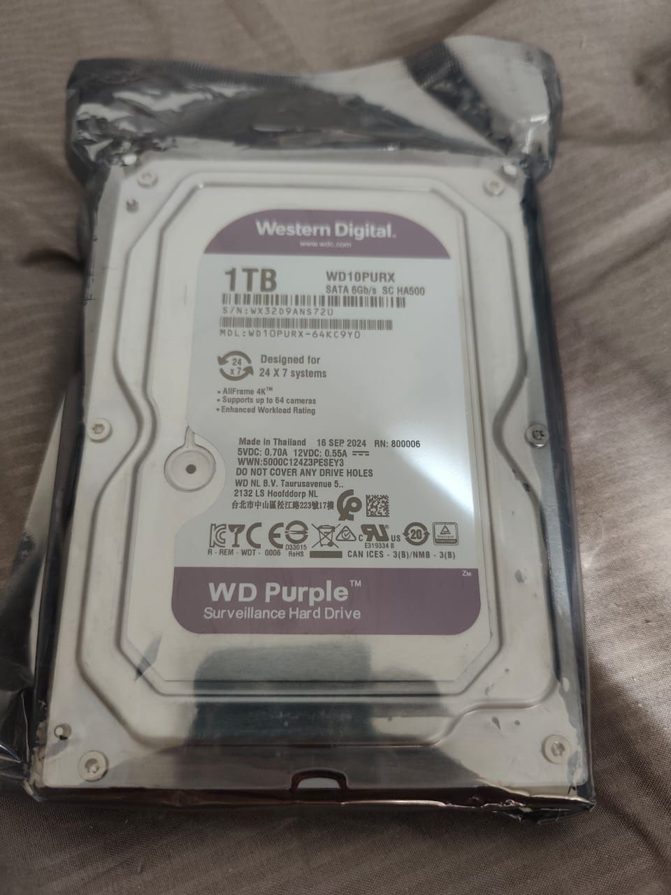 Жёсткий диск Western digital 1Тб