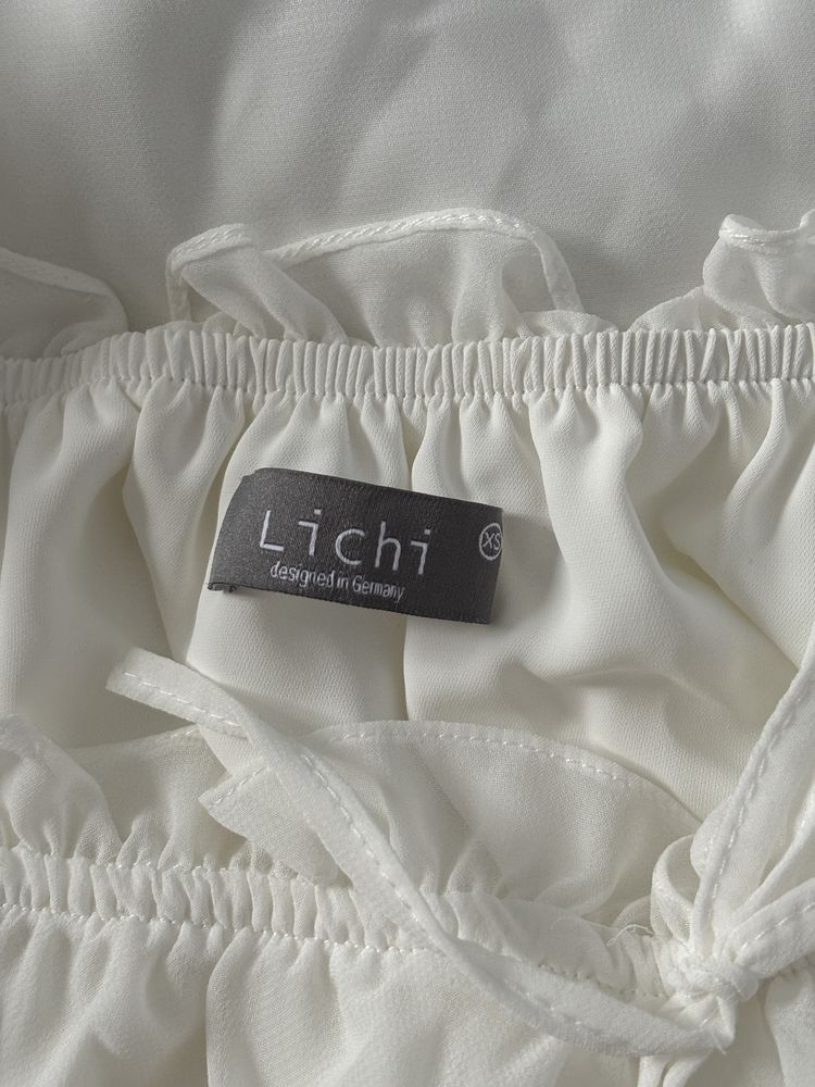 Белое вечернее платье Lichi (XS/S), как новое — 28 000 ₸ (торг)
