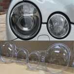Стекло фар Mercedes W210 рестайлинг под Bi Led