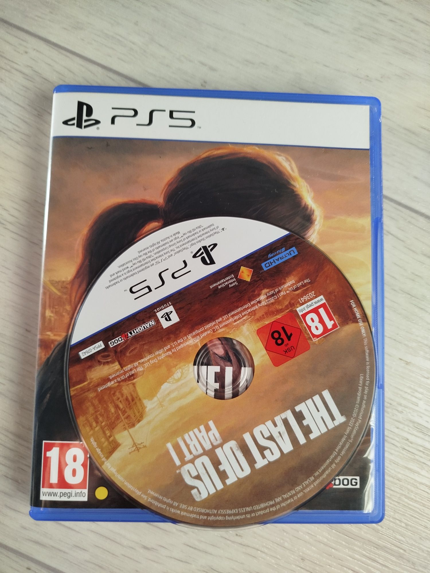 The Last of Us 1 диск на ps 5