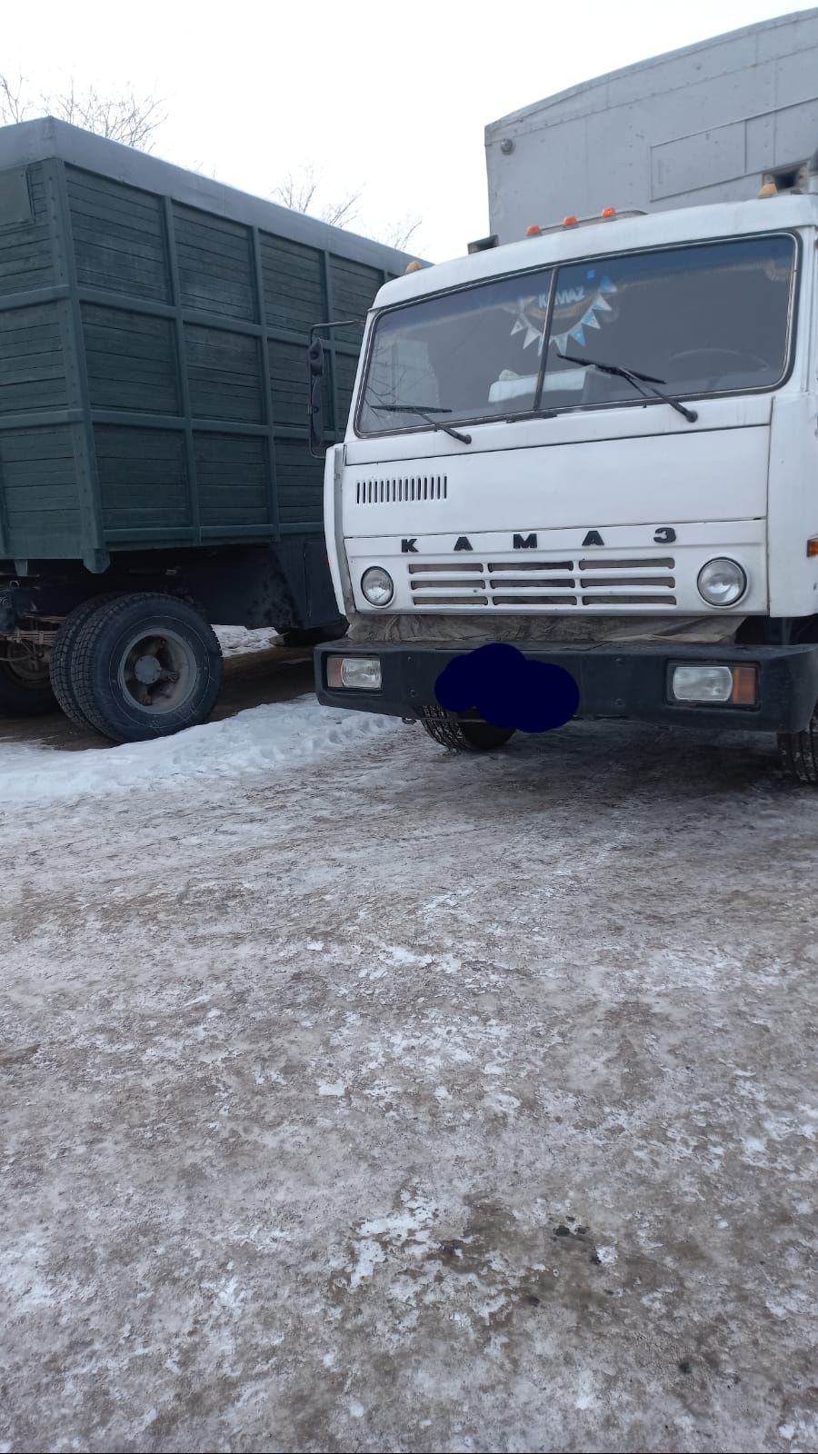 Камаз с прицепом