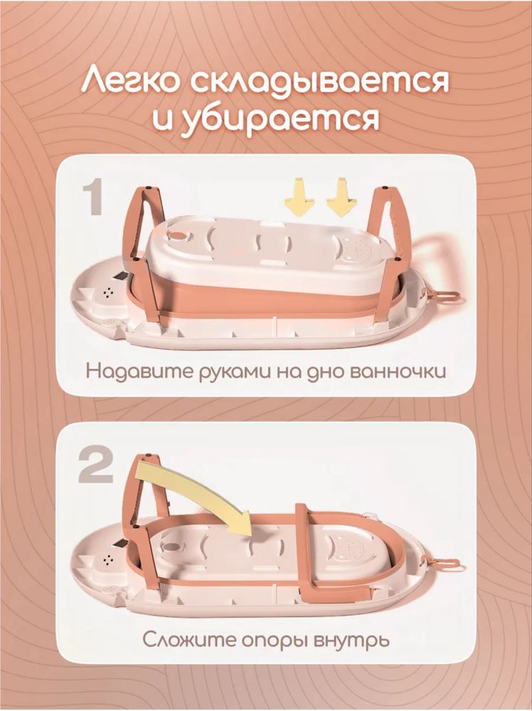 Детская ванночка с матрасом
