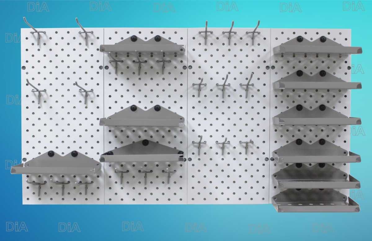 Панель перфорированная, настенная, для магазина и склада tapp