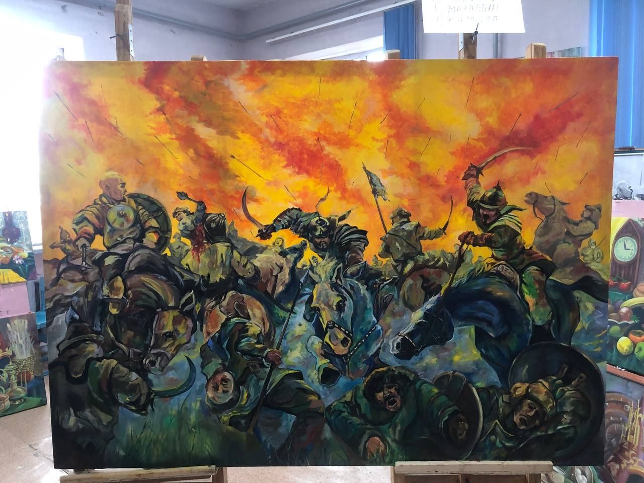 Картина "Война" 180/130см  тг